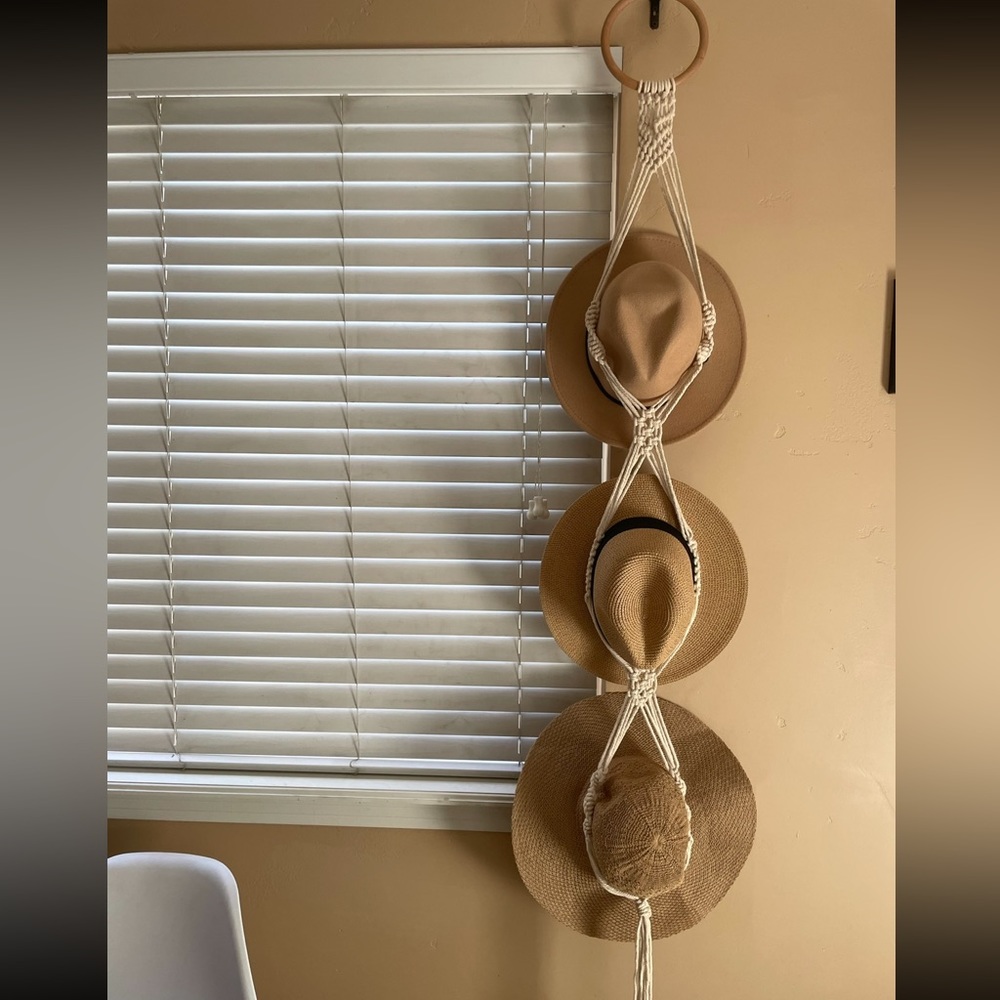 HANDMADE CROCHET HAT HOLDER
